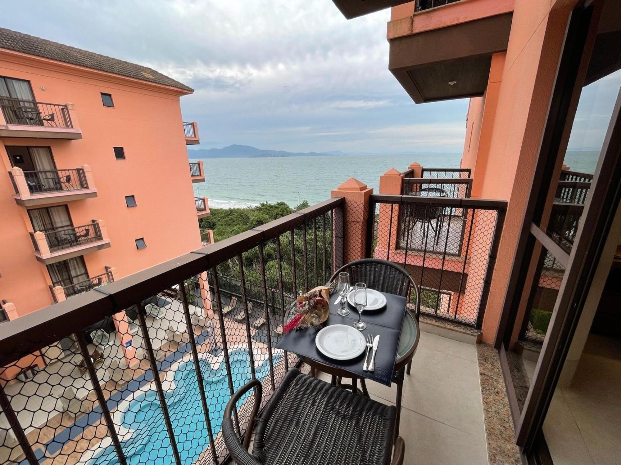 Resort Pe Na Areia - Studios Direto Com Proprietario Jbvjr Florianópolis Eksteriør bilde